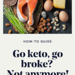 Go keto, go broke? Not anymore! Tips to go keto on a budget.