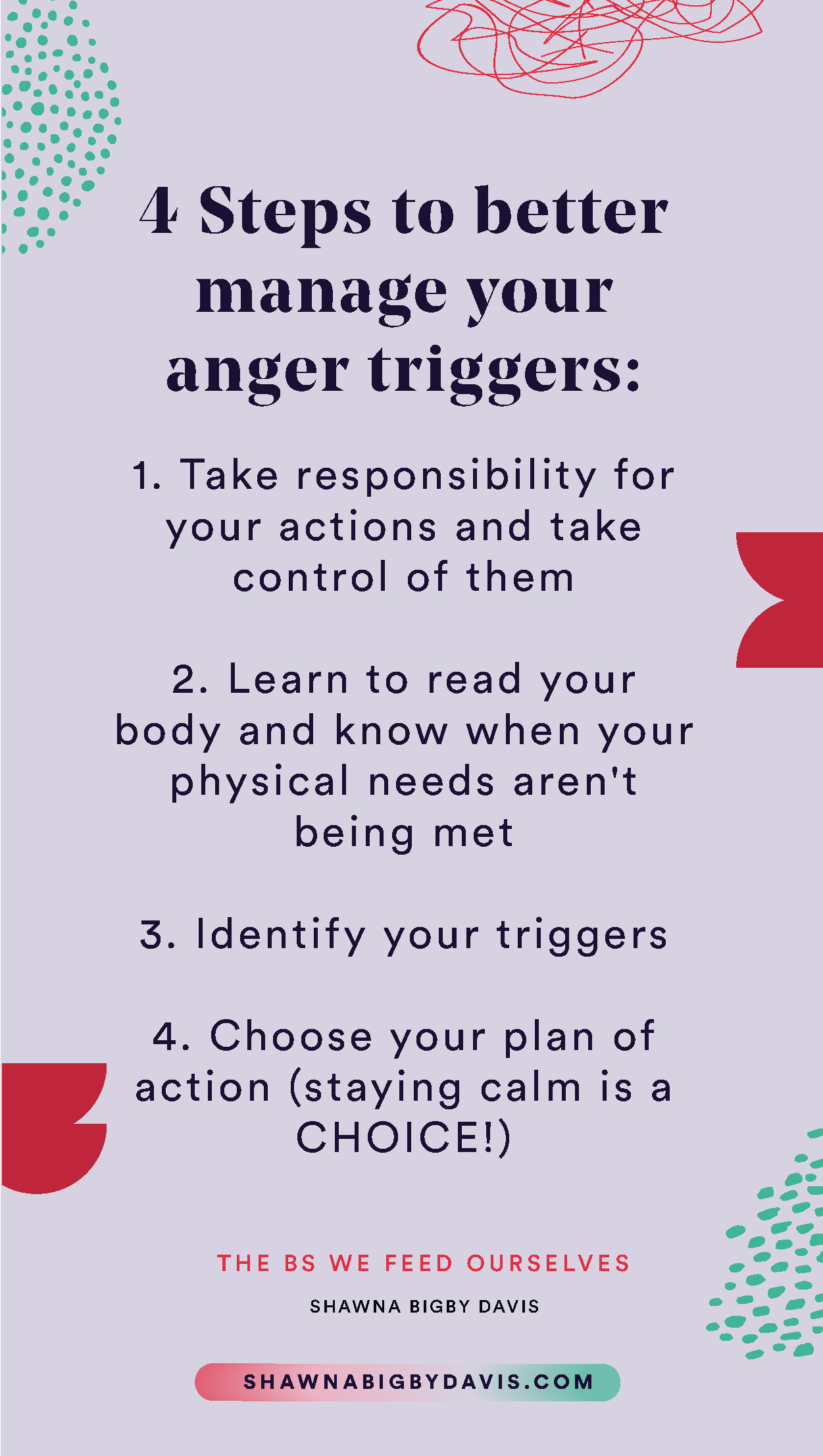 4 Steps to Controlling Your Anger Triggers - Shawna Bigby Davis