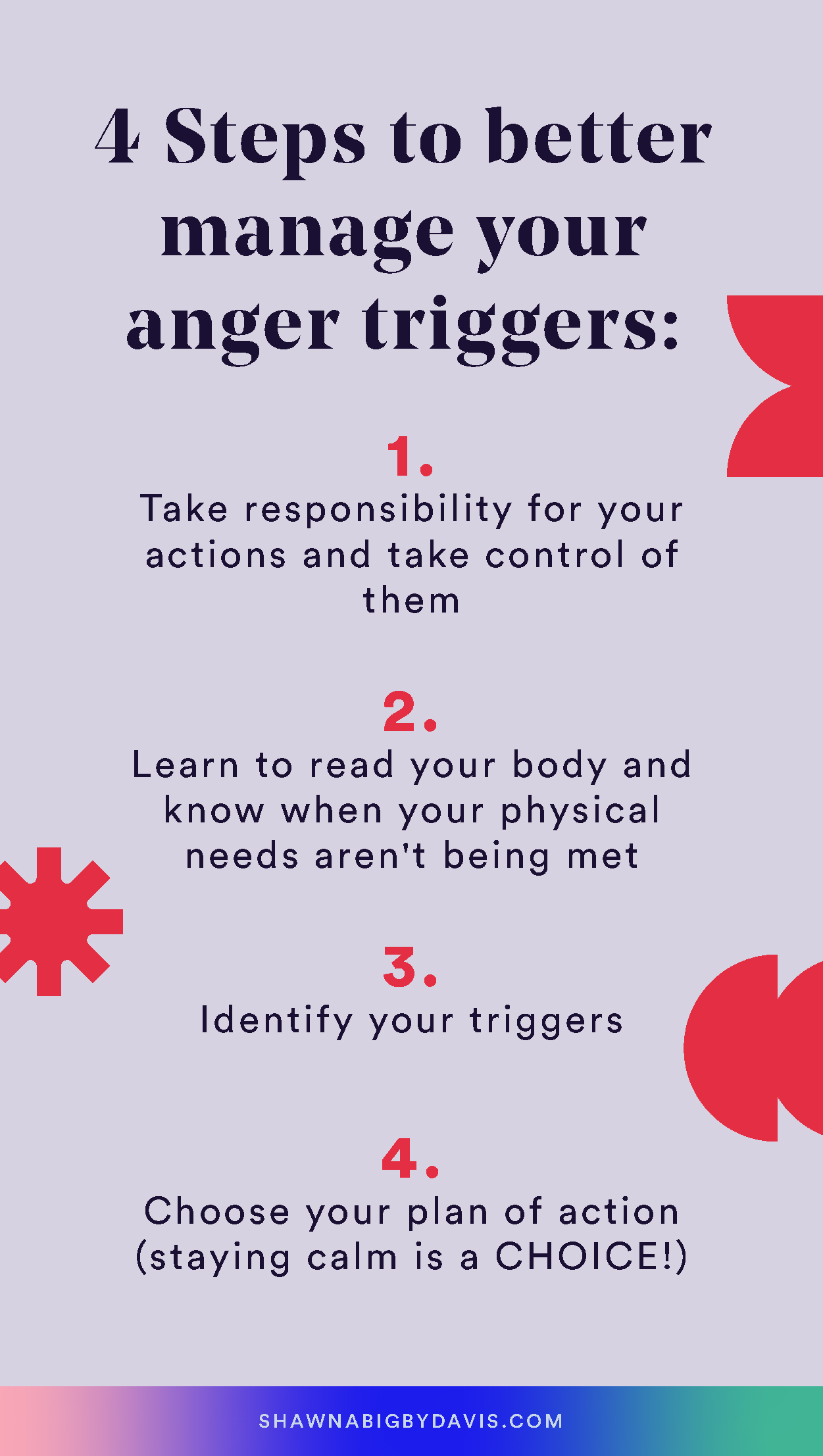 4 Steps to Controlling Your Anger Triggers - Shawna Bigby Davis